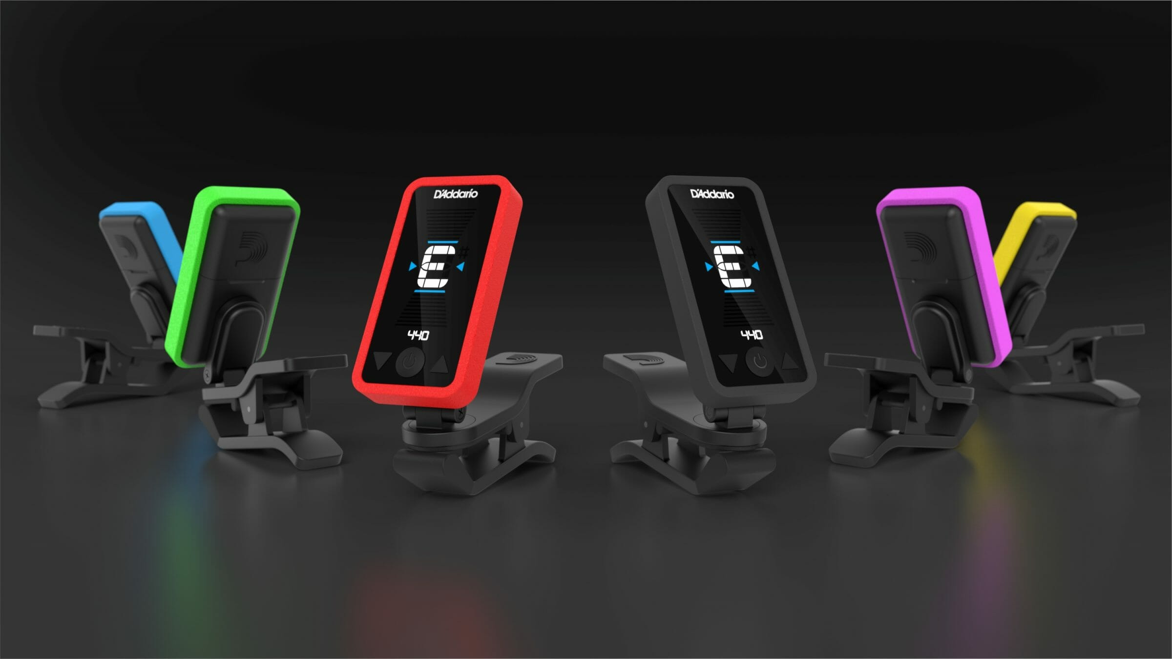 Guitar tuner design - colors