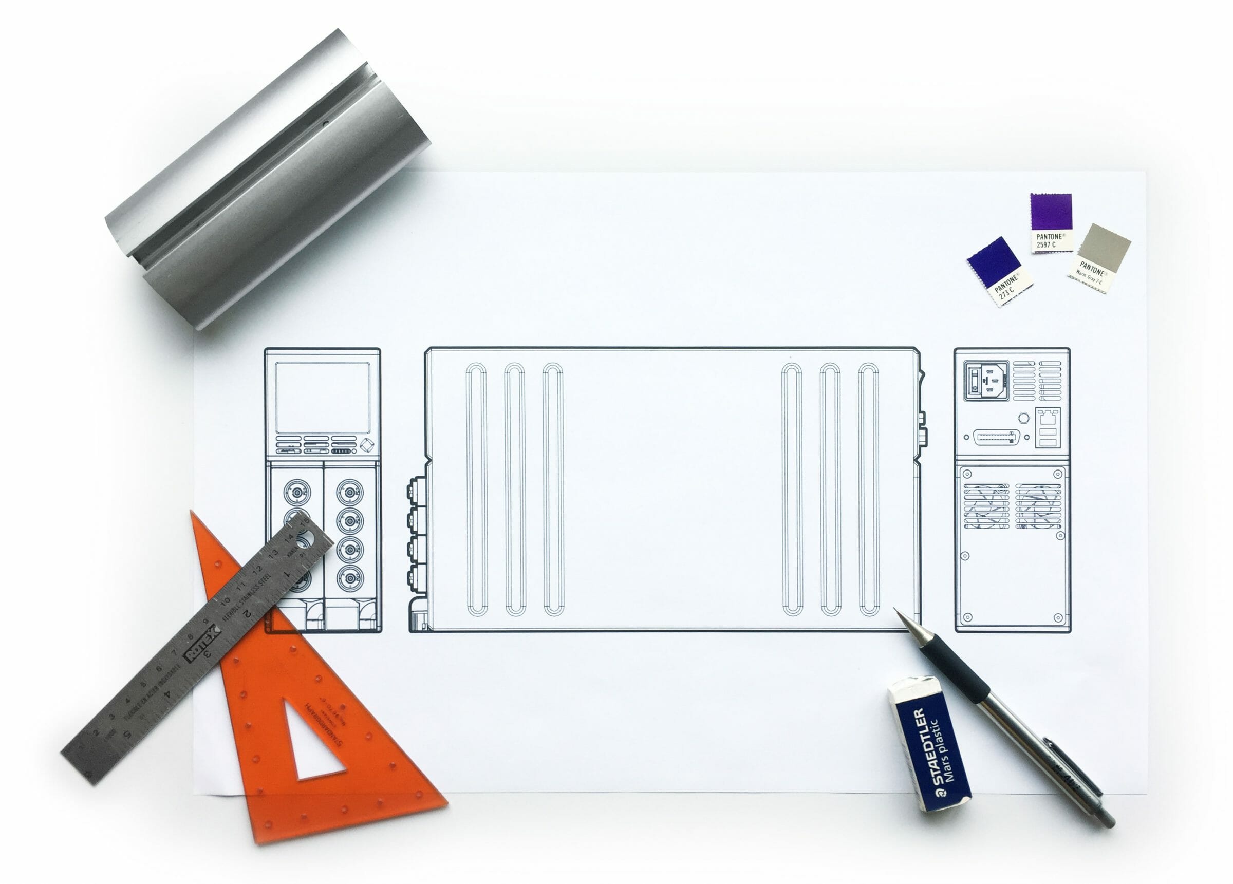 Viavi industrial design illustration