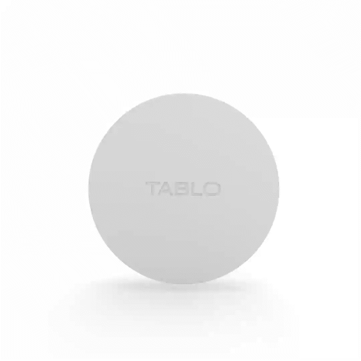 Tablo spinning to reveal the top, sides, and bottom of the housing